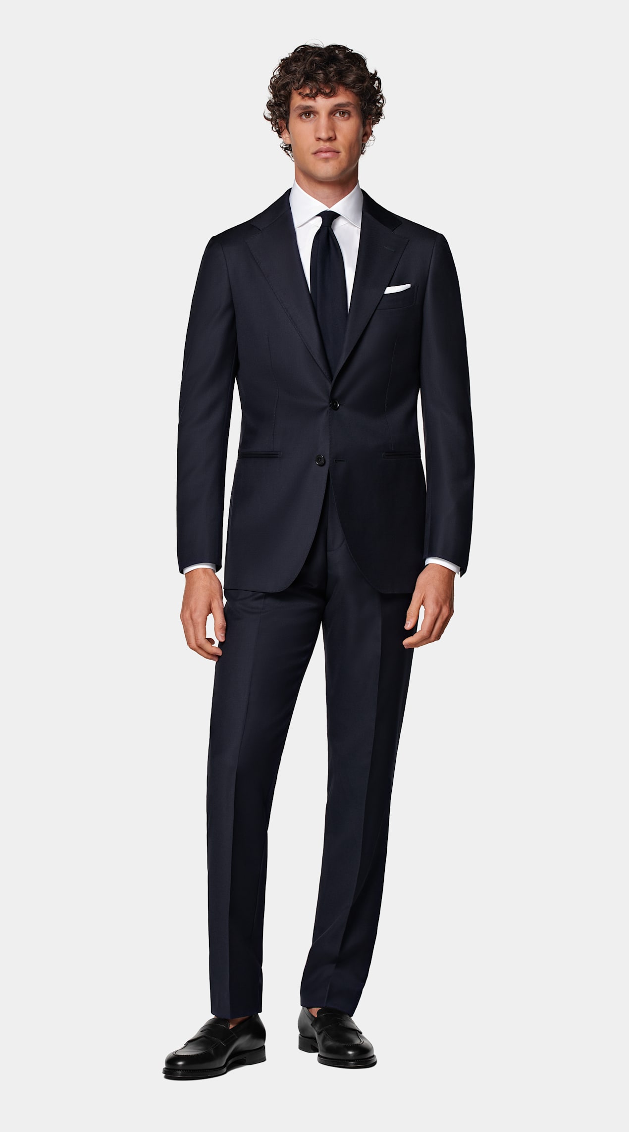 Costume Perennial Havana coupe Tailored bleu marine