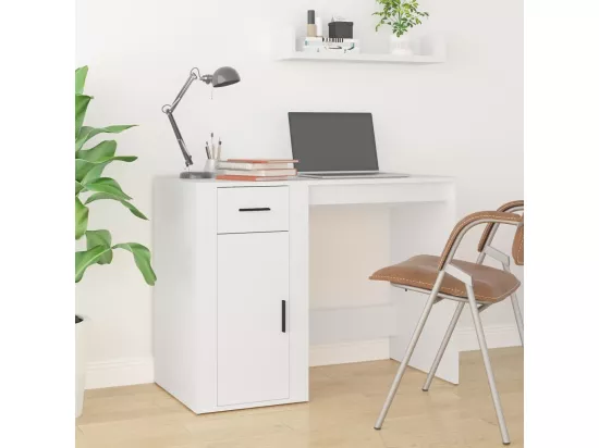 Bureau Blanc 100x49x75 cm Bois d'ingénierie