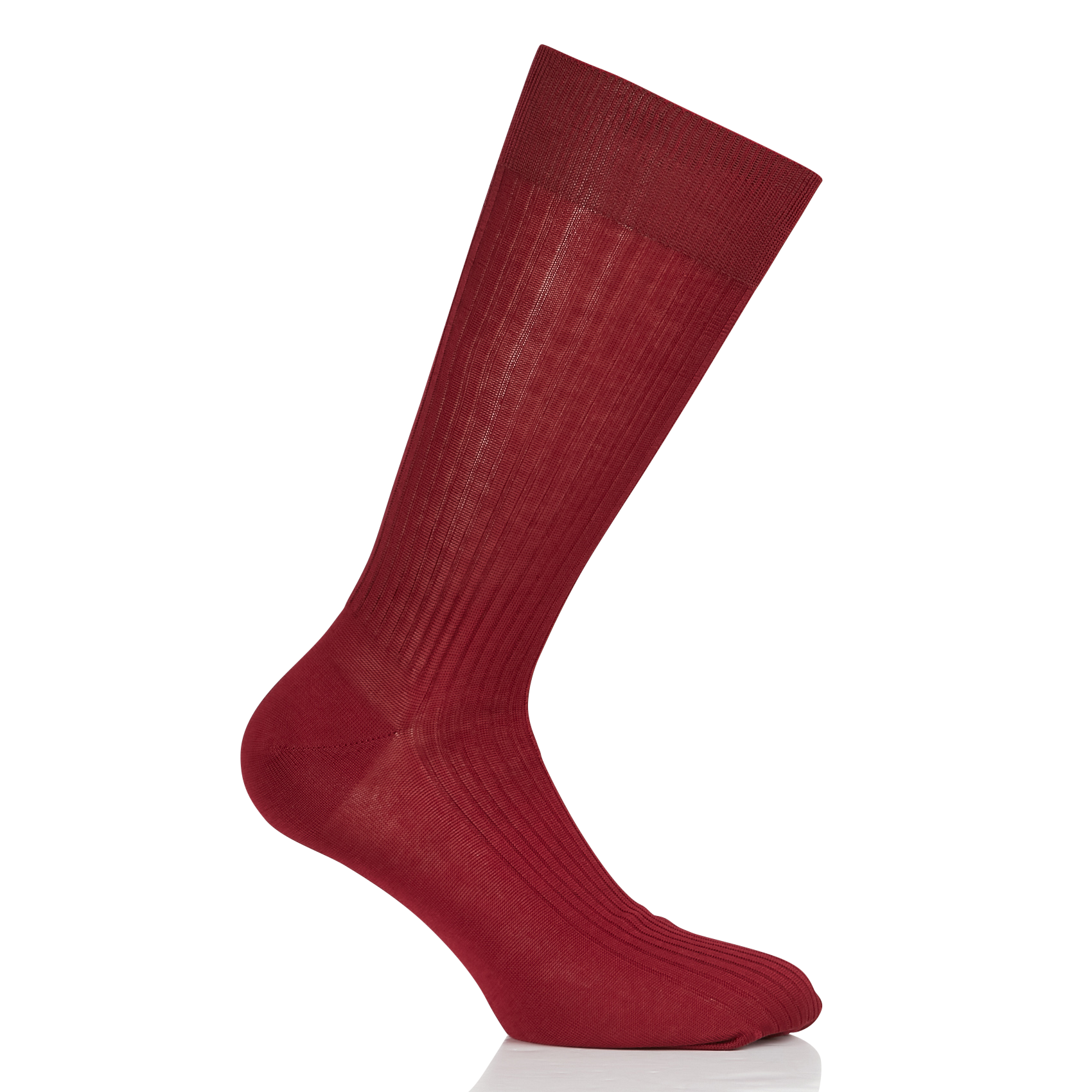 Chaussettes en coton | Rouge