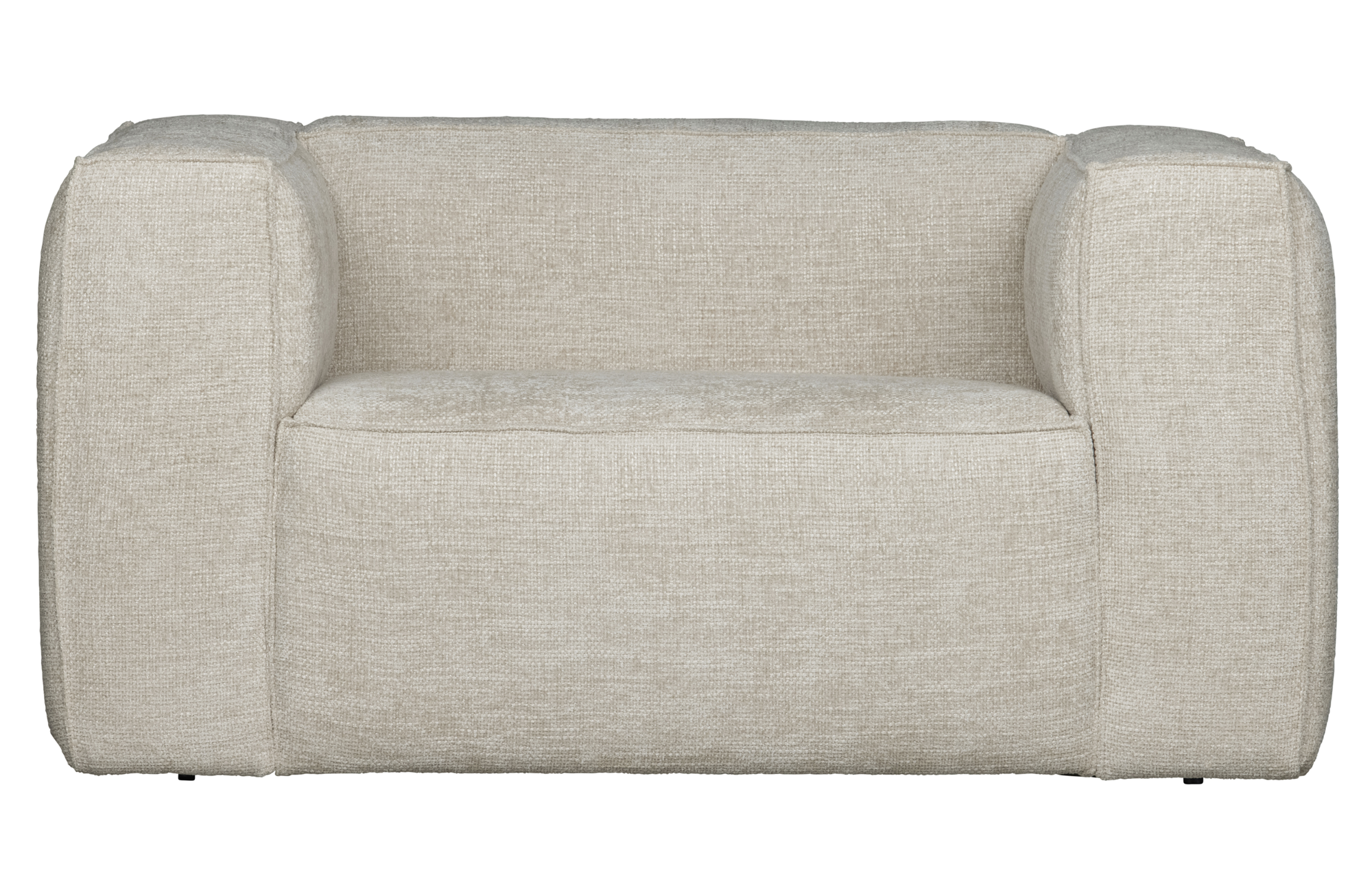 WOOOD fauteuil Bean stof Bean fauteuil grove melange stof Naturel