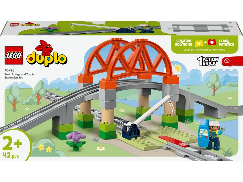 LEGO® DUPLO® Eisenbahnbrücke und Schienen 10426 Kreatives Erweiterungsset