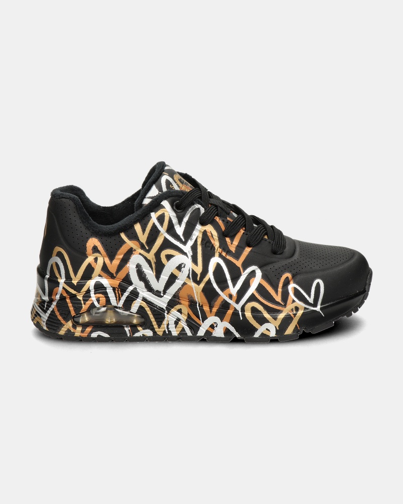 Skechers Uno Love Lage sneakers  - zwart