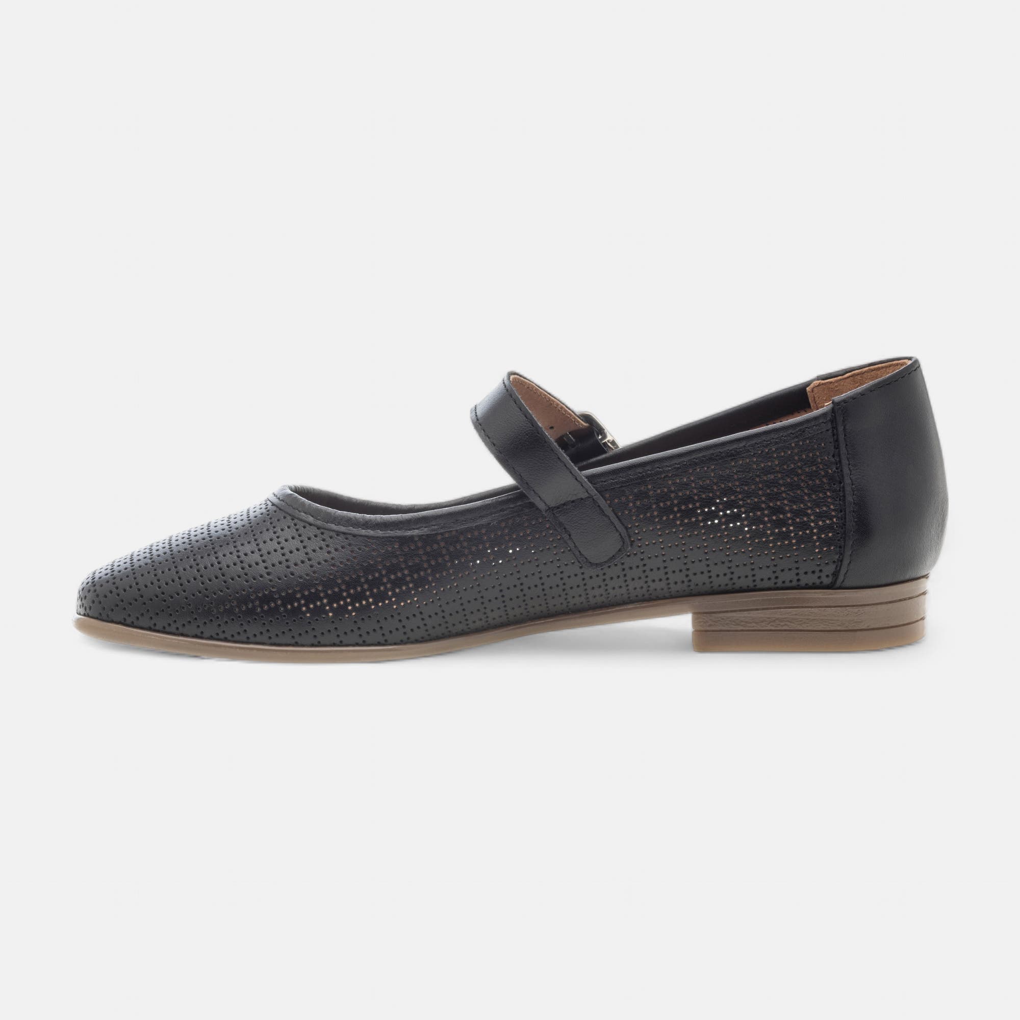 Babies Femme en cuir noir