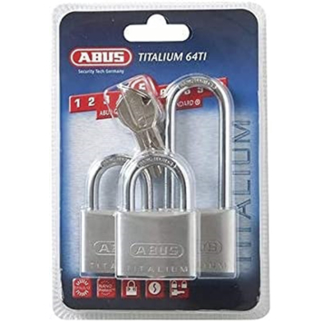 Abus hangslot set Titalium 3 stuks