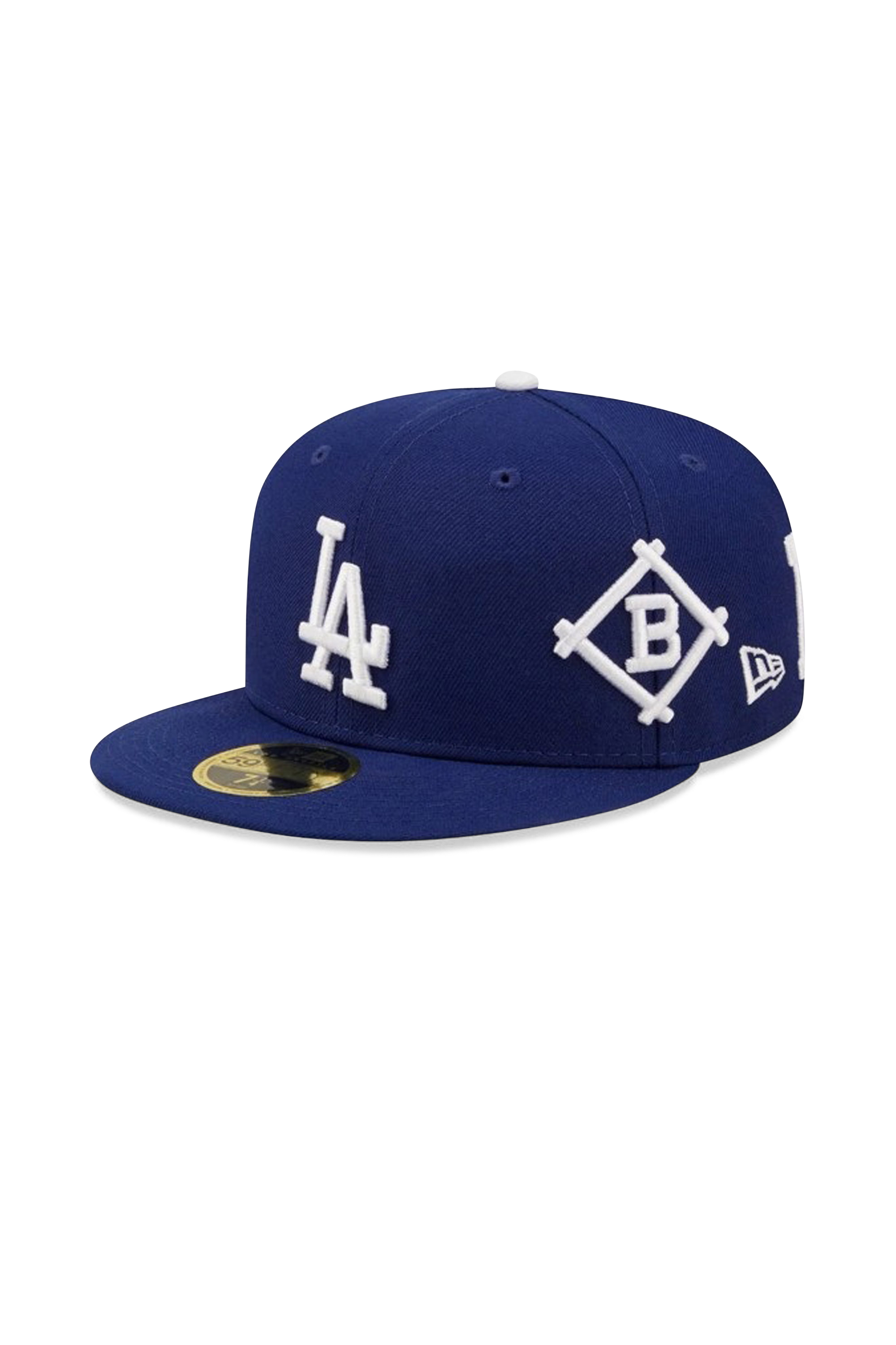 NEW ERA CASQUETTE ALL OVER LOGO 59FIFTY Bleu
