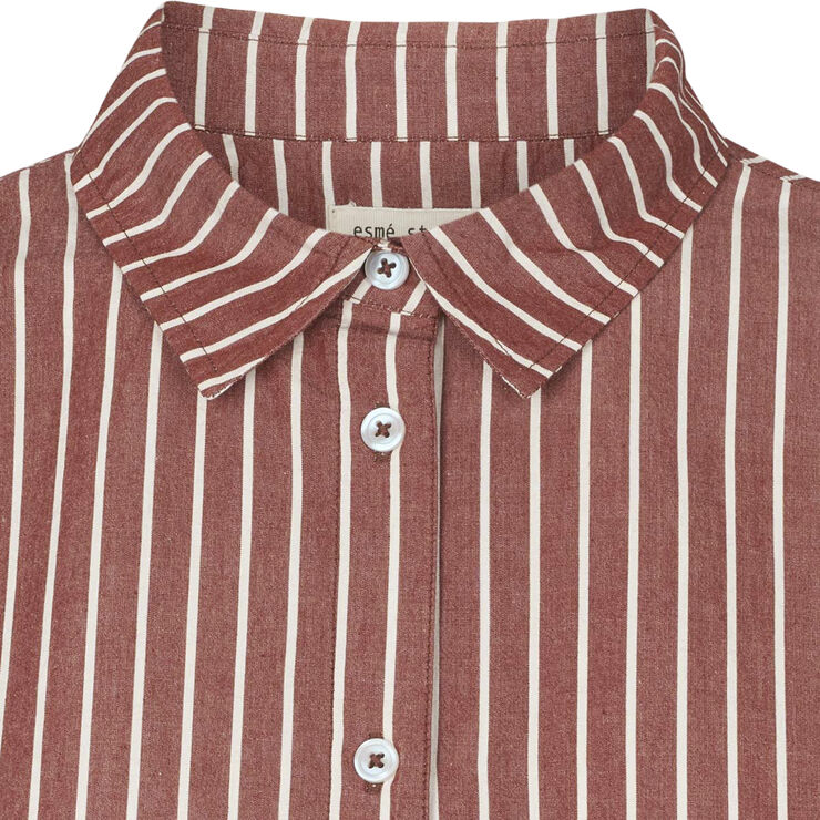 esmé studios ESGry Short Shirt GOTS Roasted russet
