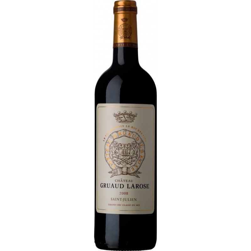 Château GRUAUD LAROSE 2008 - Saint-Julien - 2ème Cru Classé - par Caisse bois de 12 bouteilles 75 cl