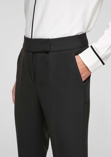s.Oliver BLACK LABEL 7/8-Hose  mit asymmetrischem Hakenverschluss