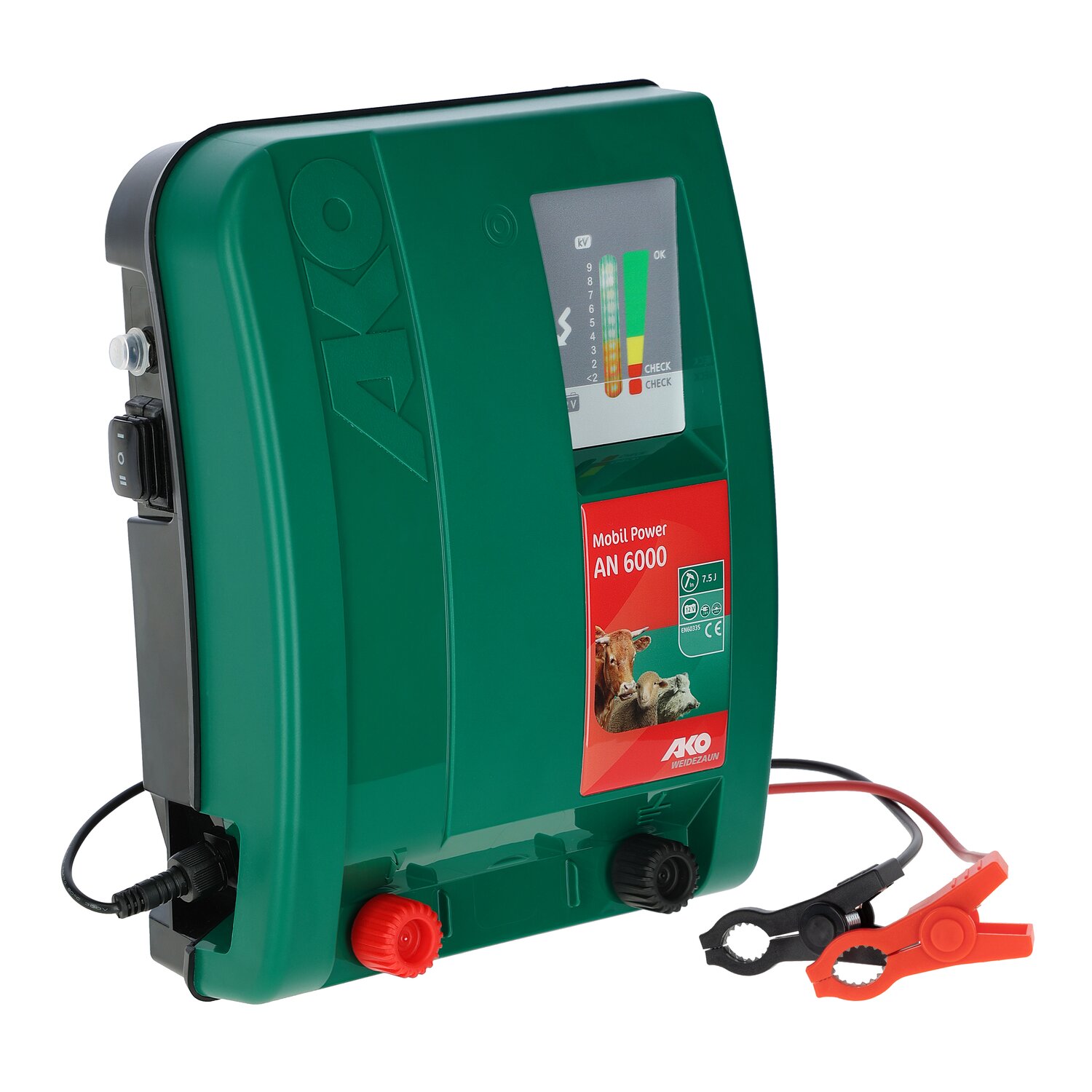 AKO Weidezaungerät Mobil Power AN 6000  - grün - 12 Volt