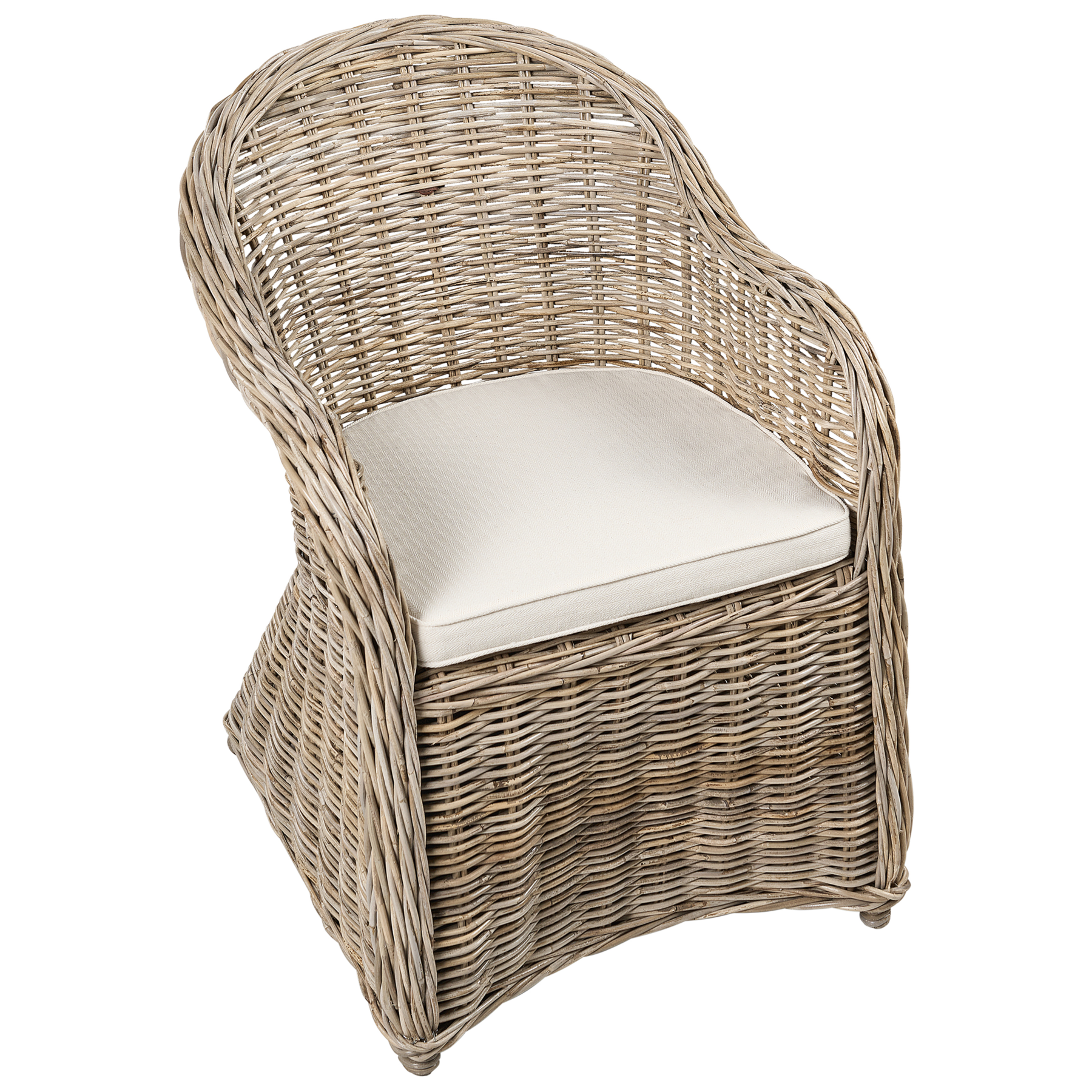 Beliani - SUSUA II  - Tuinstoel - Lichtbeige - Rotan
