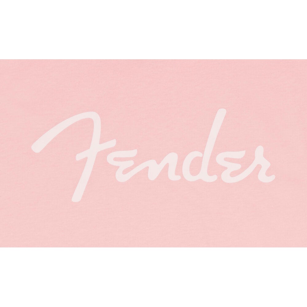 Fender Spaghetti Logo T-Shirt Shell Pink XXL