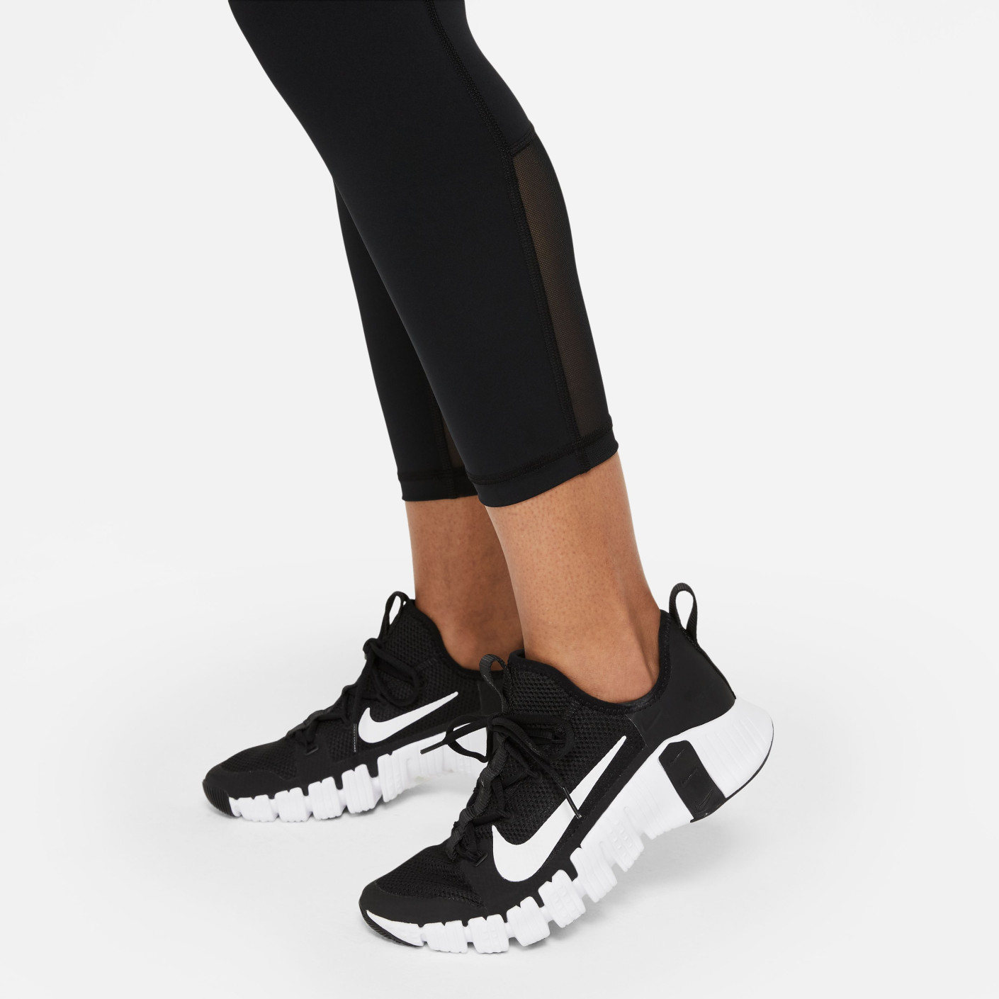 Nike Pro 365 Sportlegging Dames Zwart Wit
