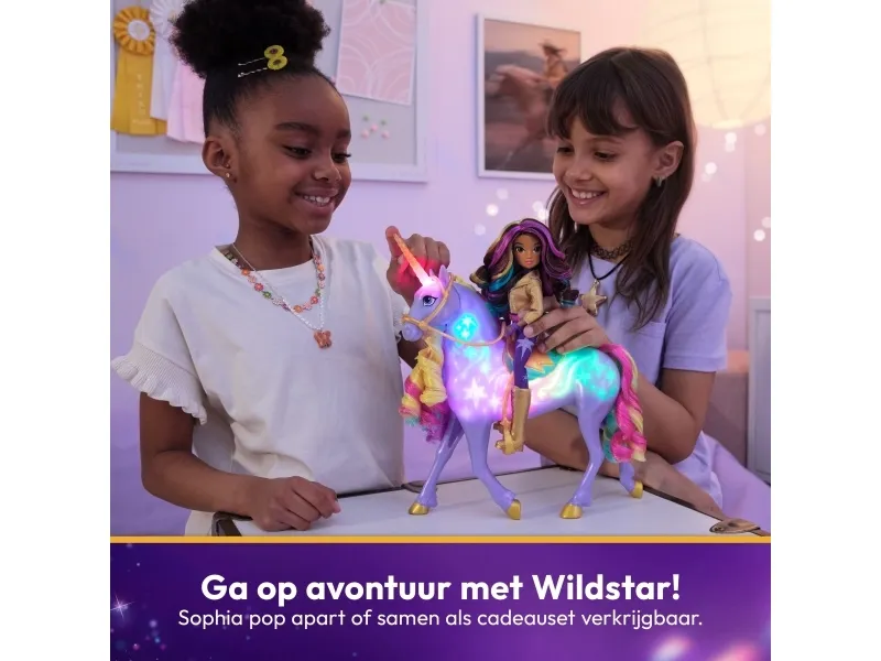 Unicorn Academy Rainbow Light Up Wildstar 28 cm