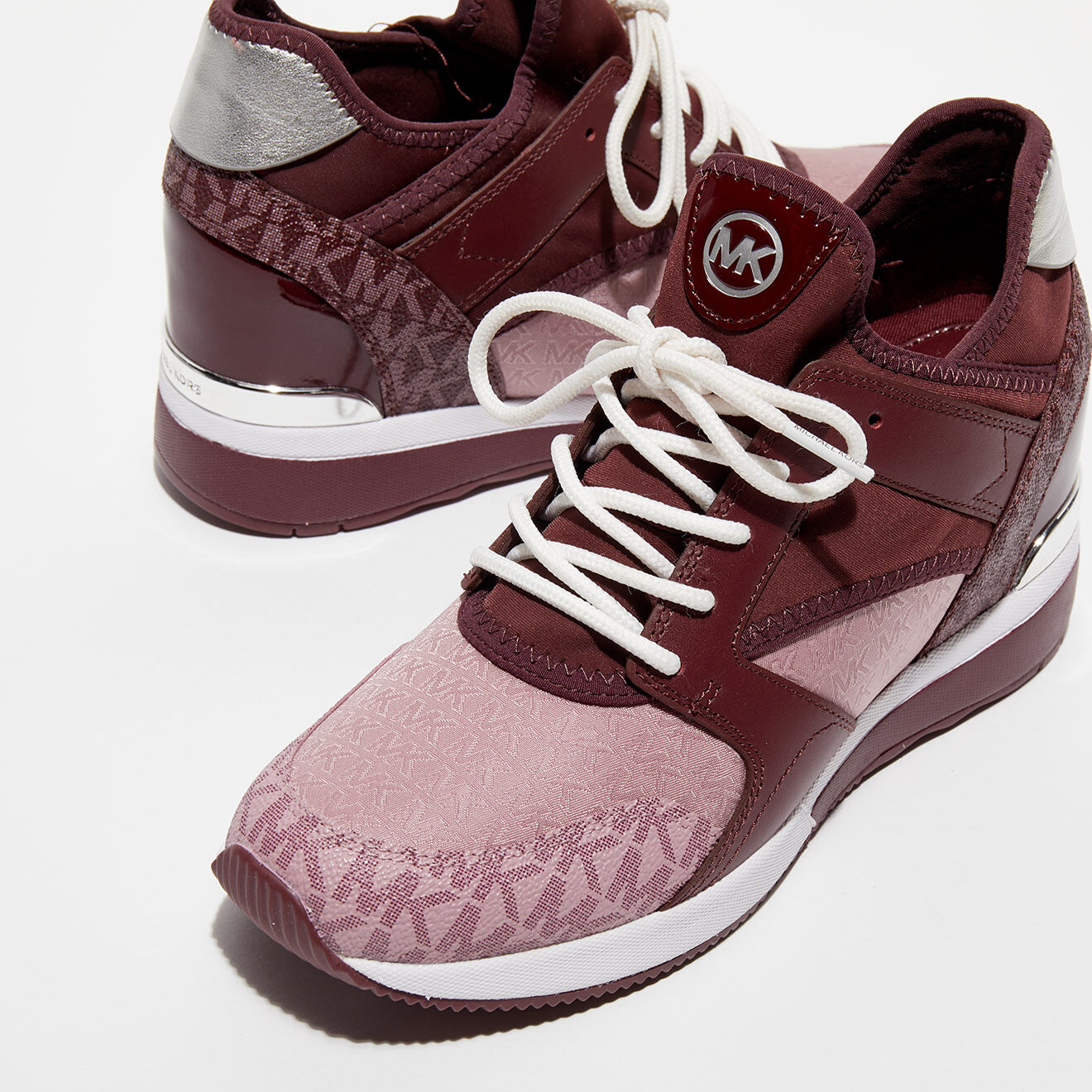Michael Kors Chaussures Baskets compensées Maven bordeaux - Talon 7,5 cm