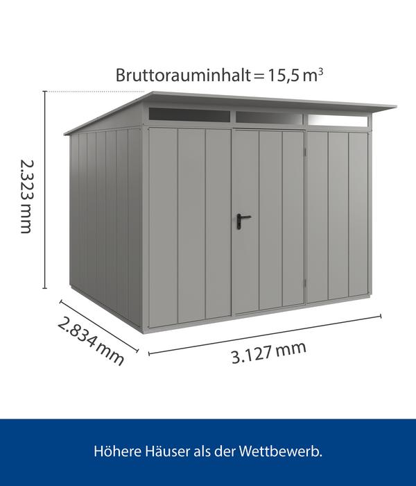 Hörmann Berry-Gerätehaus Modern-P Typ 3, ca.