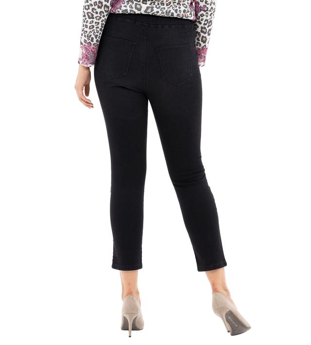 Sweat Jeans mit Flockprint