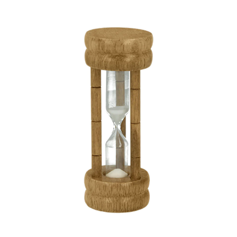Sablier en bois 3 minutes Metaltex