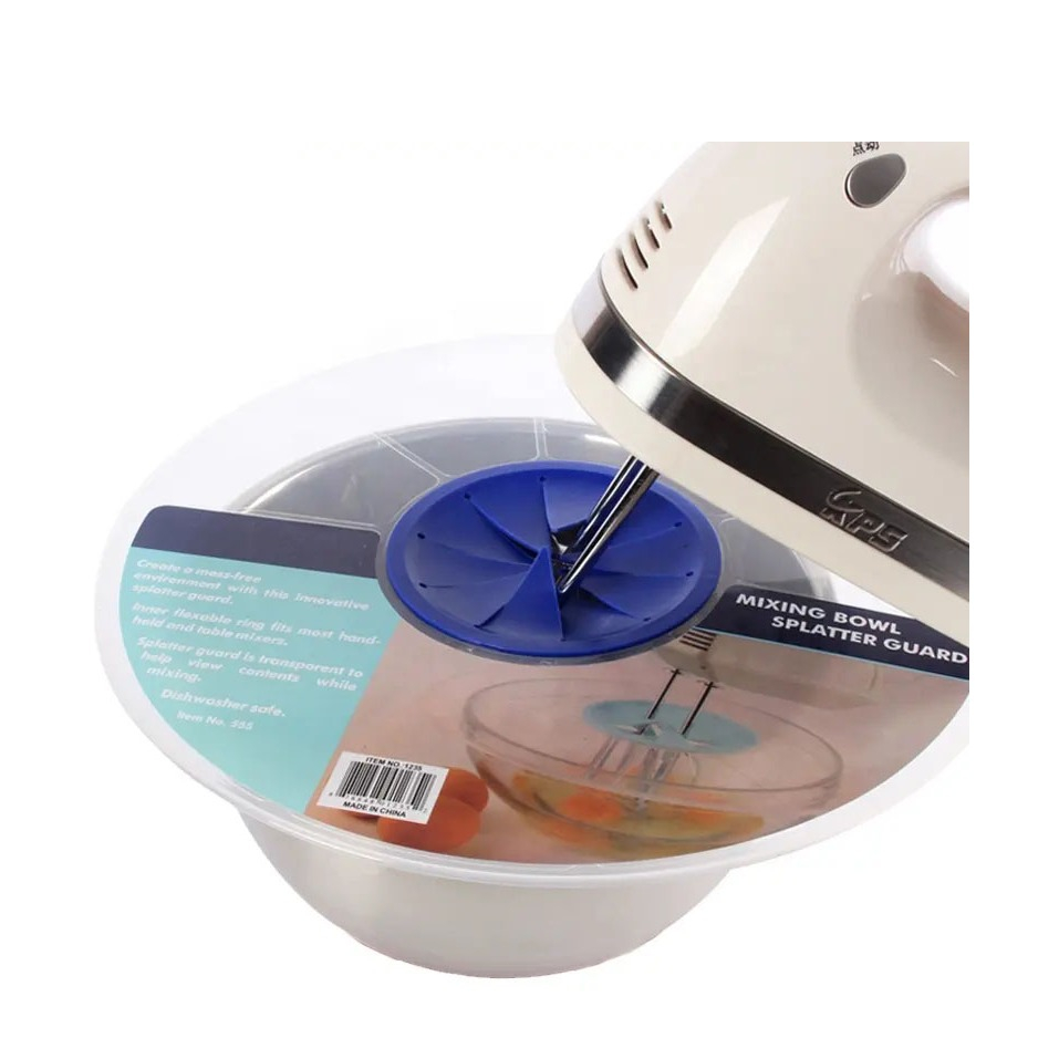 (Ø30cm) Rührschüssel Spritzschutz Deckel Mixer Abdeckung