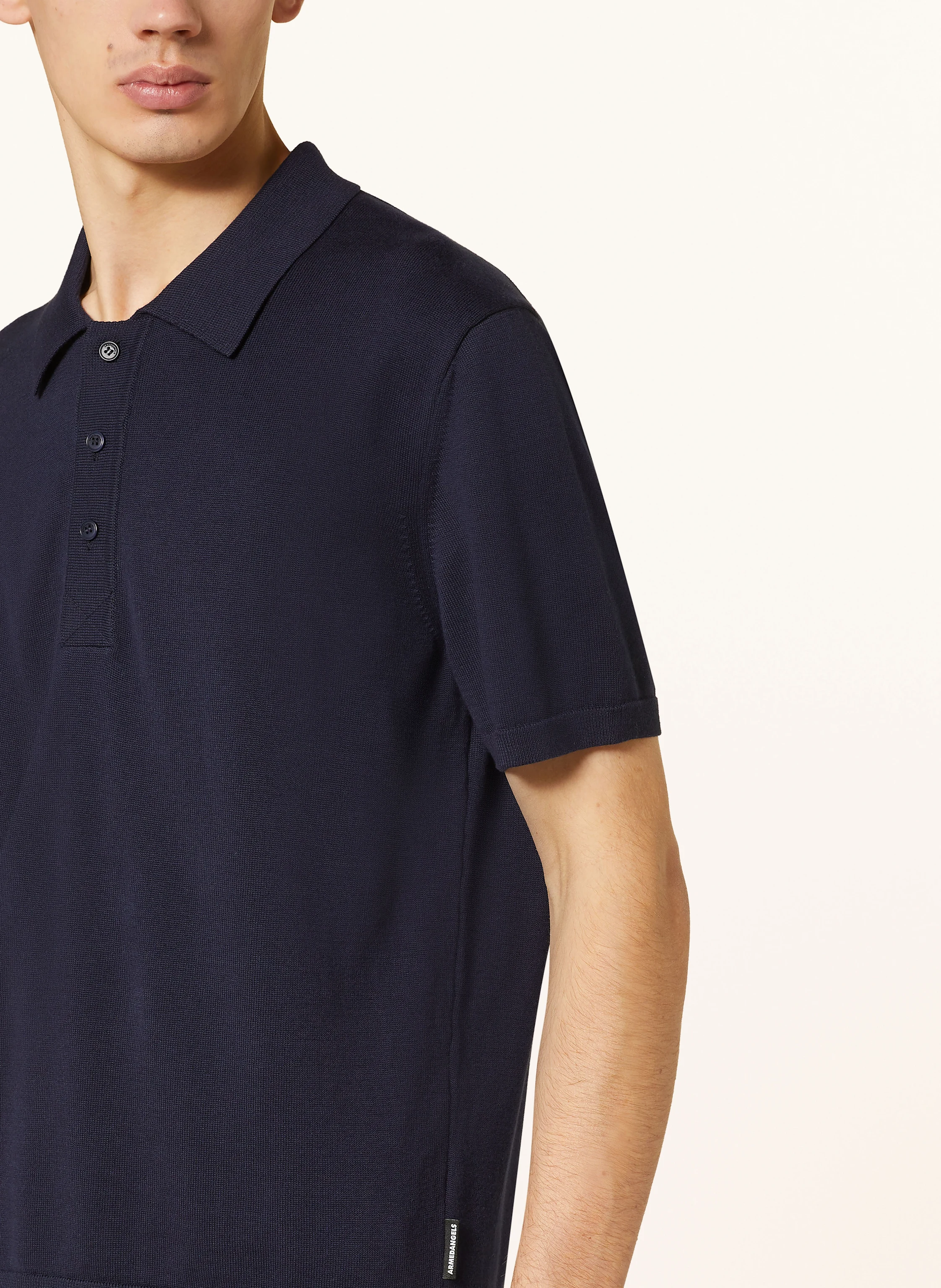 ARMEDANGELS Strick-Poloshirt TAAKOS