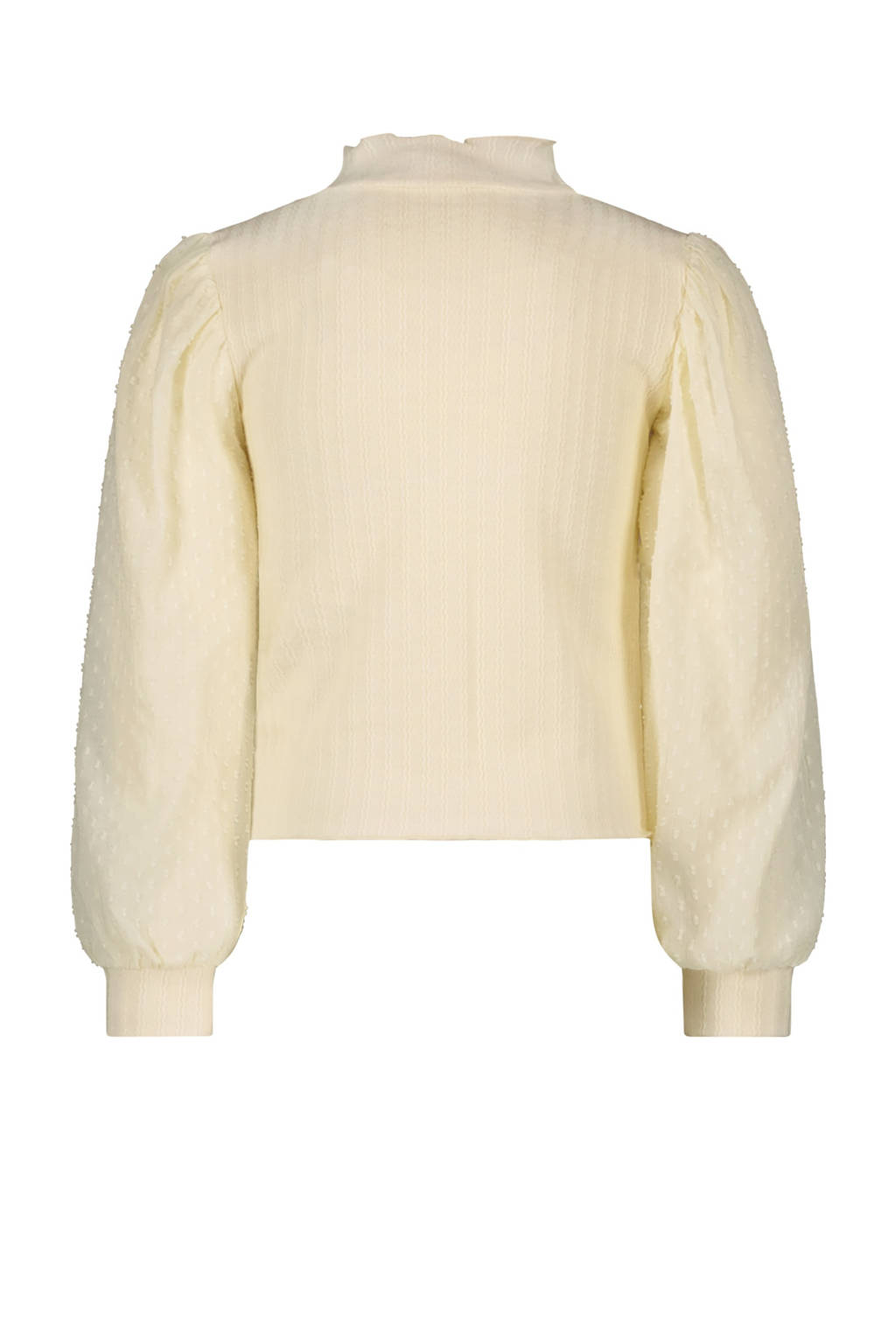 Le Chic top NOX met all over print en textuur crème