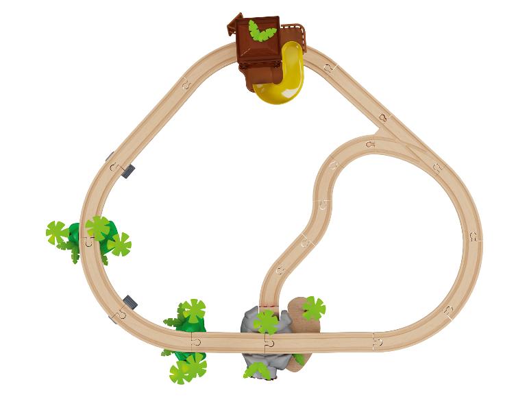 Houten treinbaan