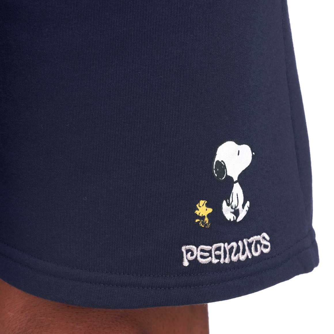 Jonas Nielsen Peanuts Shorts mit Stickerei dunkelblau