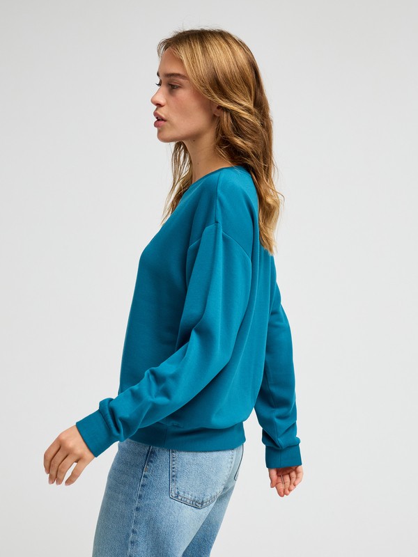 Surfing By Moonlight Sweat doux et confortable Bleu Femme