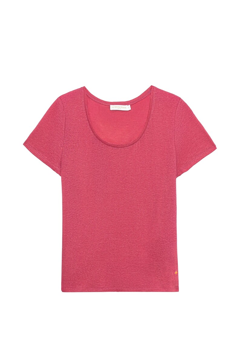 LA PETITE ETOILE<br>Camiseta folgada de gola redonda, TIA