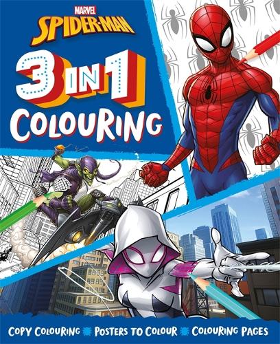 Marvel Spider-Man: 3-in-1 Colouring (Paperback)