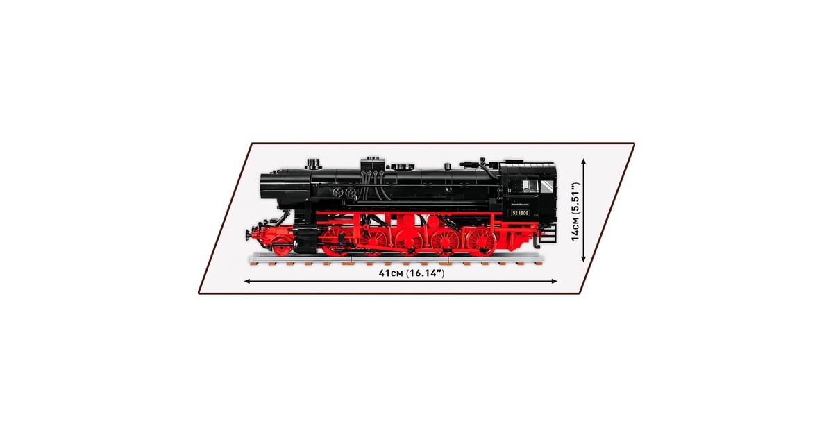 COBIDR BR 52/TY2 Steam Locomotive Constructiespeelgoed  (Schaal 1:35)