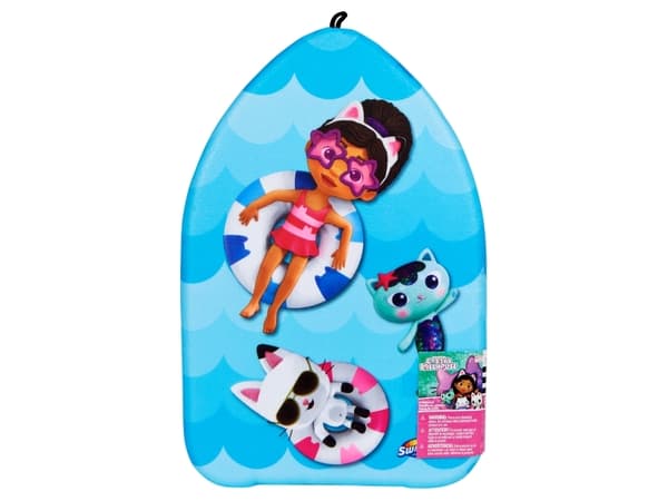 SwimWays SWW SPP Gabby Kickboard INTL GML, Flerfarget, Sparkebrett, Barn, Hunkjønn, 5 år, Gabby''s Dollhouse
