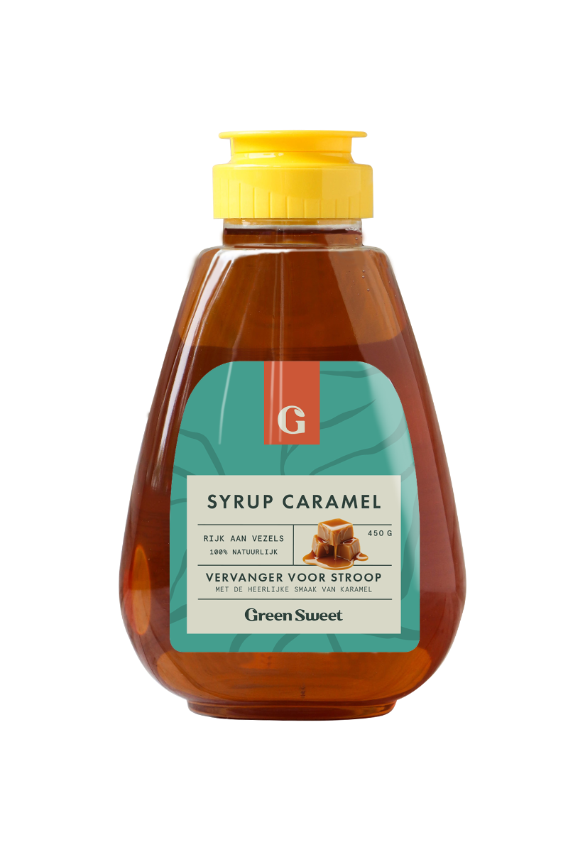 Green Sweet Stevia Syrup caramel 450 gram