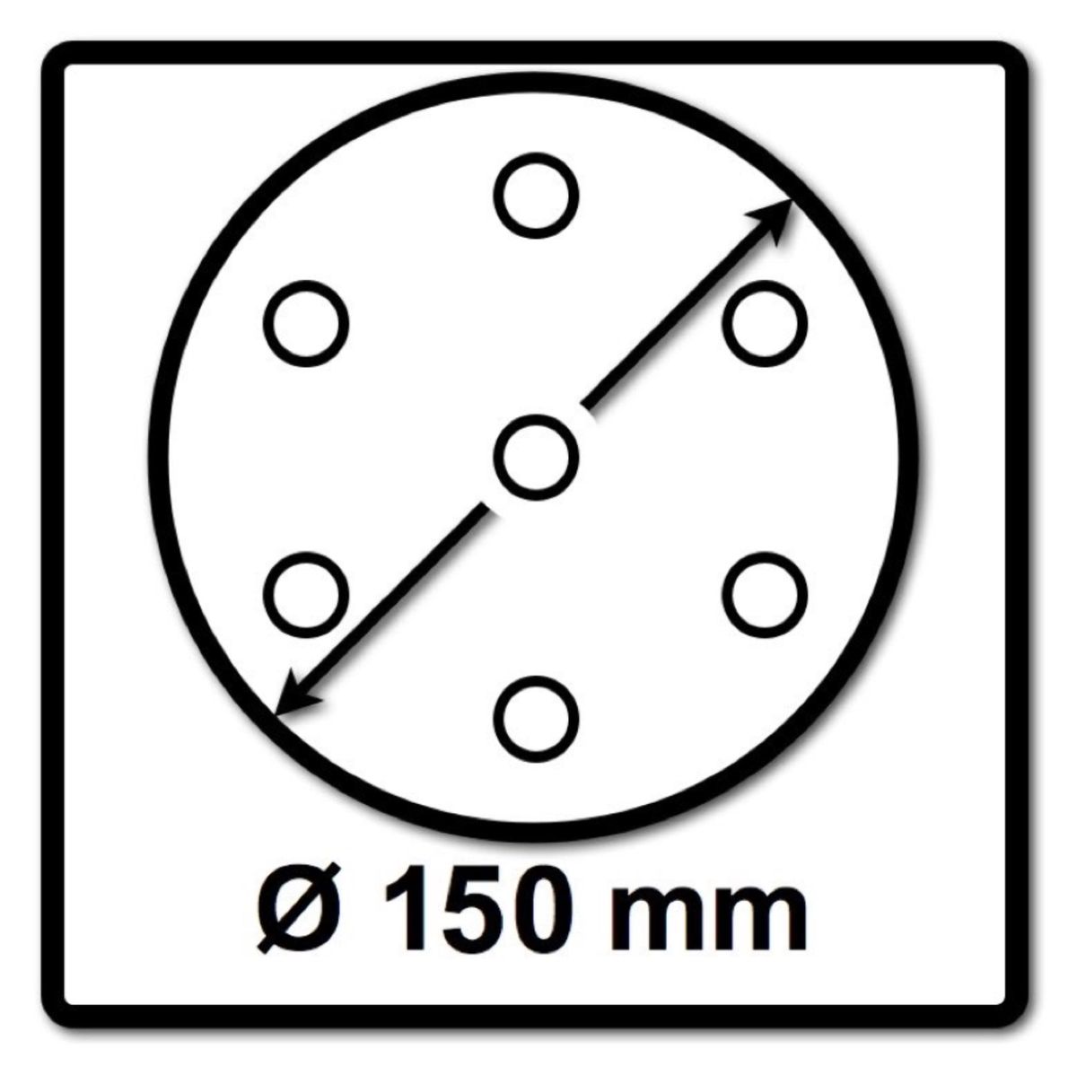 Festool STF D150/48 Schuurschijven Granat P220 150 mm 100 stuks (575167) voor RO 150, ES 150, ETS 150, ETS EC 150, LEX 150, WTS 150, HSK-D 150