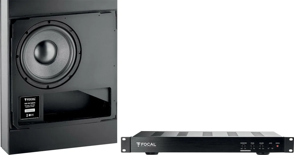 Focal 100 IWSUB8   100 IWSUB8 Amplifier Caissons de basses encastrables