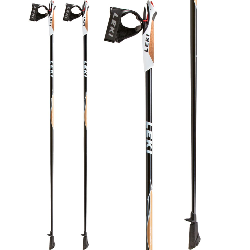 LEKI Walker Platinium Nordic Walking Stock schwarz
