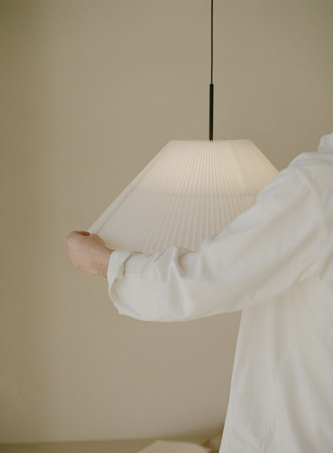 New Works Nebra Pendant, Small Ø400-700, White Hvid