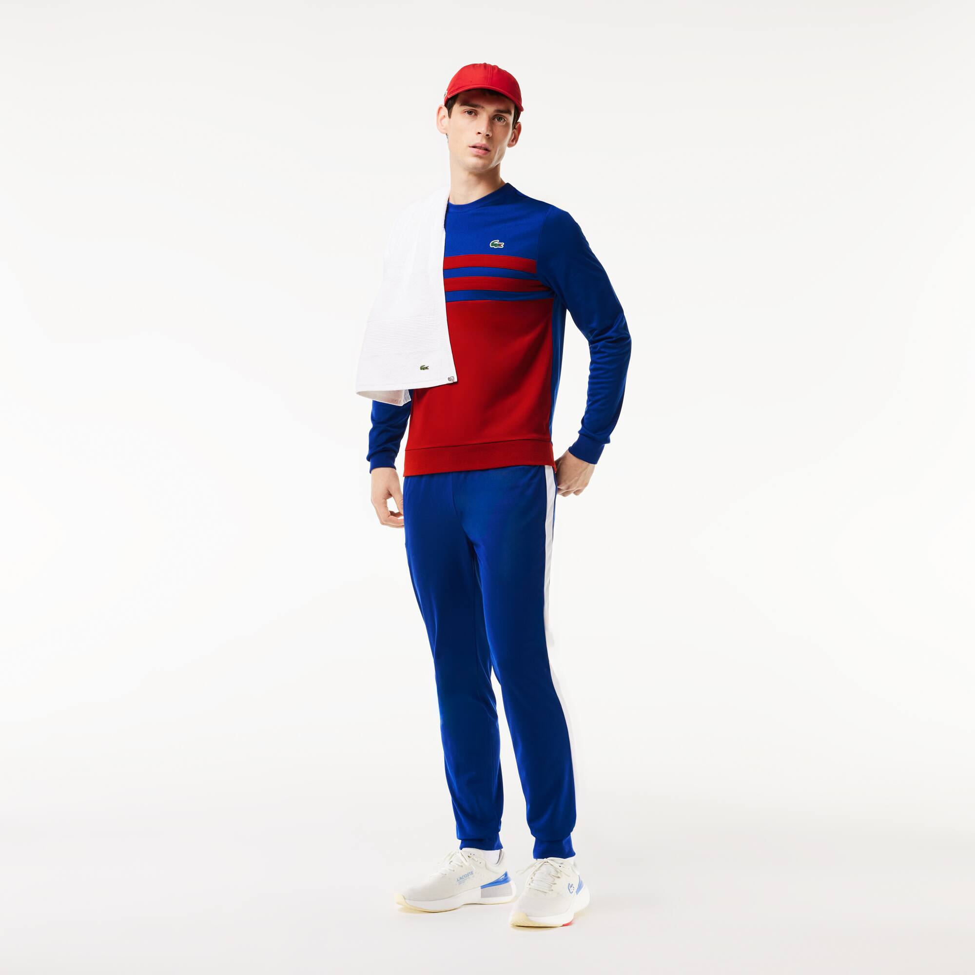 Sweatshirt Tennis Sportsuit indémaillable Sweatshirts - Bleu - Lacoste - Homme