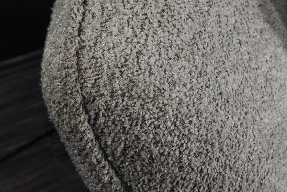 Modernes Big Sofa ROYAL 295cm grau Bouclé Federkern XXL-Couch inkl. Kissen