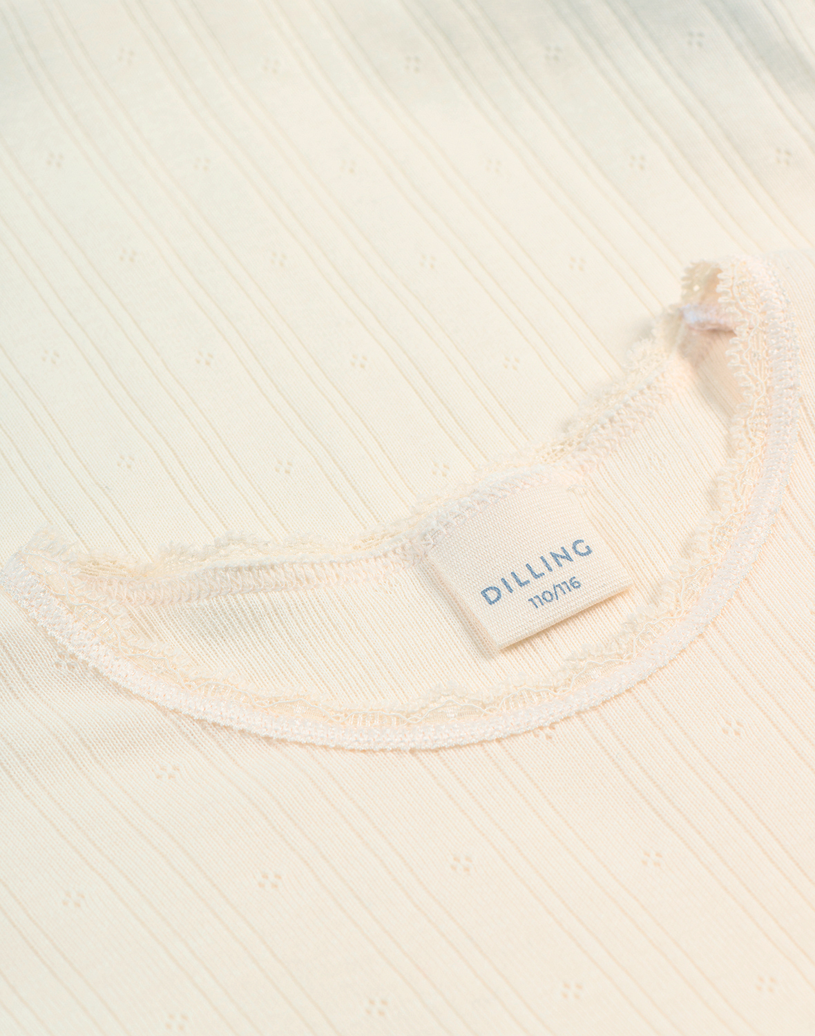 Pointelle shirt van katoen voor kinderen