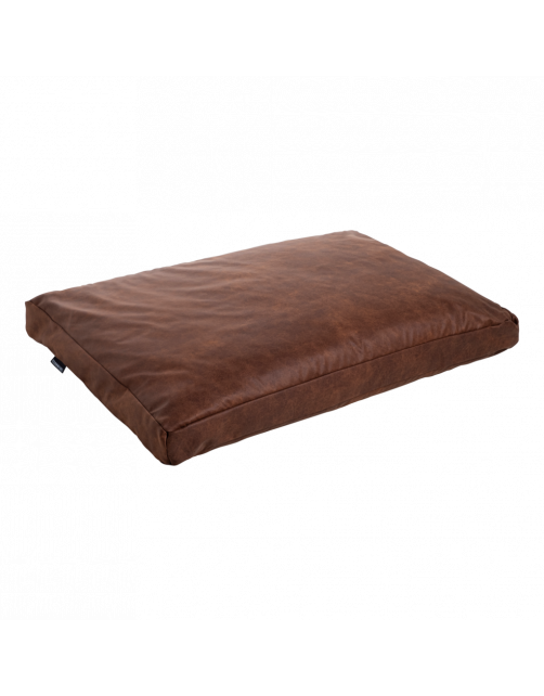 Maxxnobel Boxkussen Lederlook Cognac - Hondenkussen