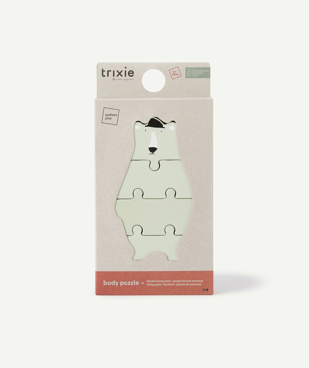 TRIXIEPUZZLE 4 PIÈCES EN BOIS OURS BÉBÉ