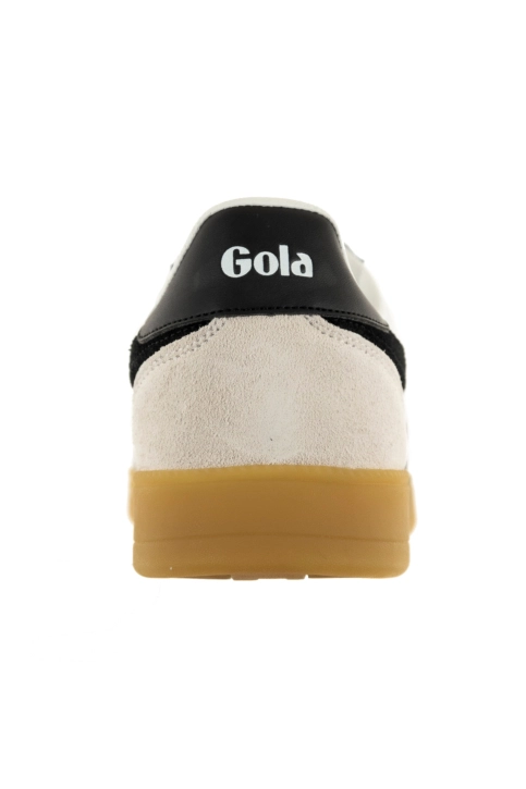 Baskets basses gola viper leather white/black/gum