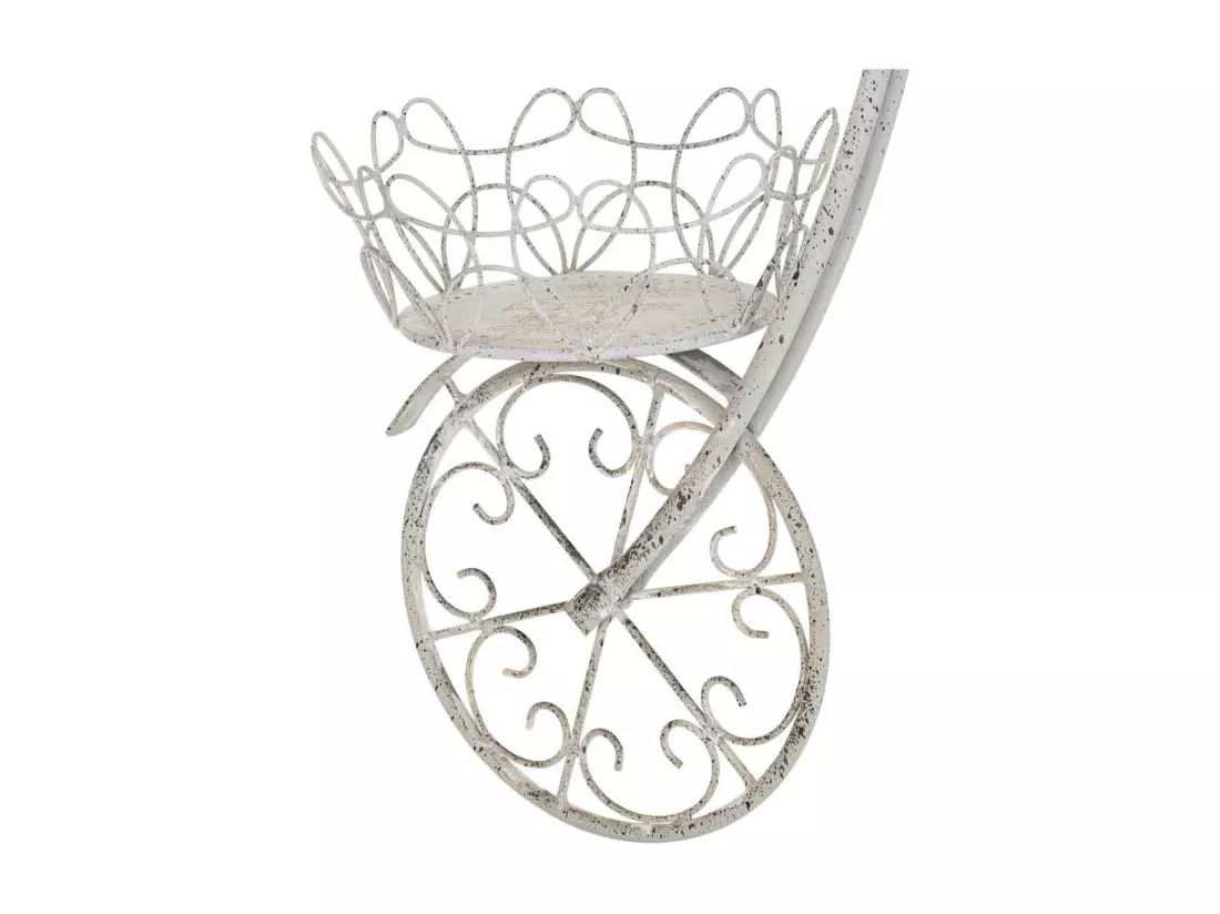 Support de pot de fleurs en métal pour 3 pots 102,24x38,1x102,87h cm