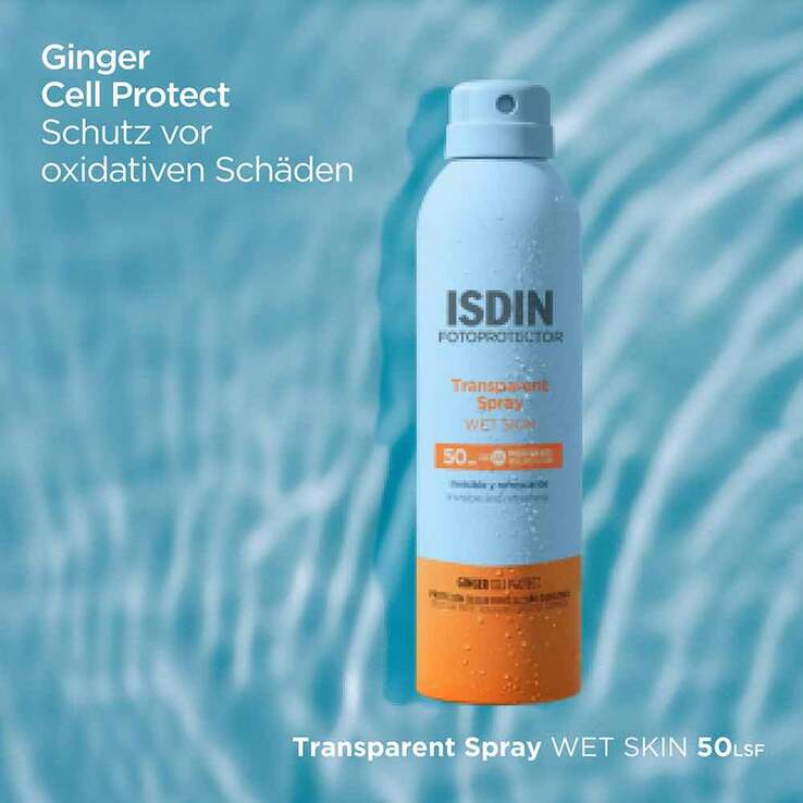ISDIN Fotoprotector Wet Skin transparent Spray LSF 50, 100 ml