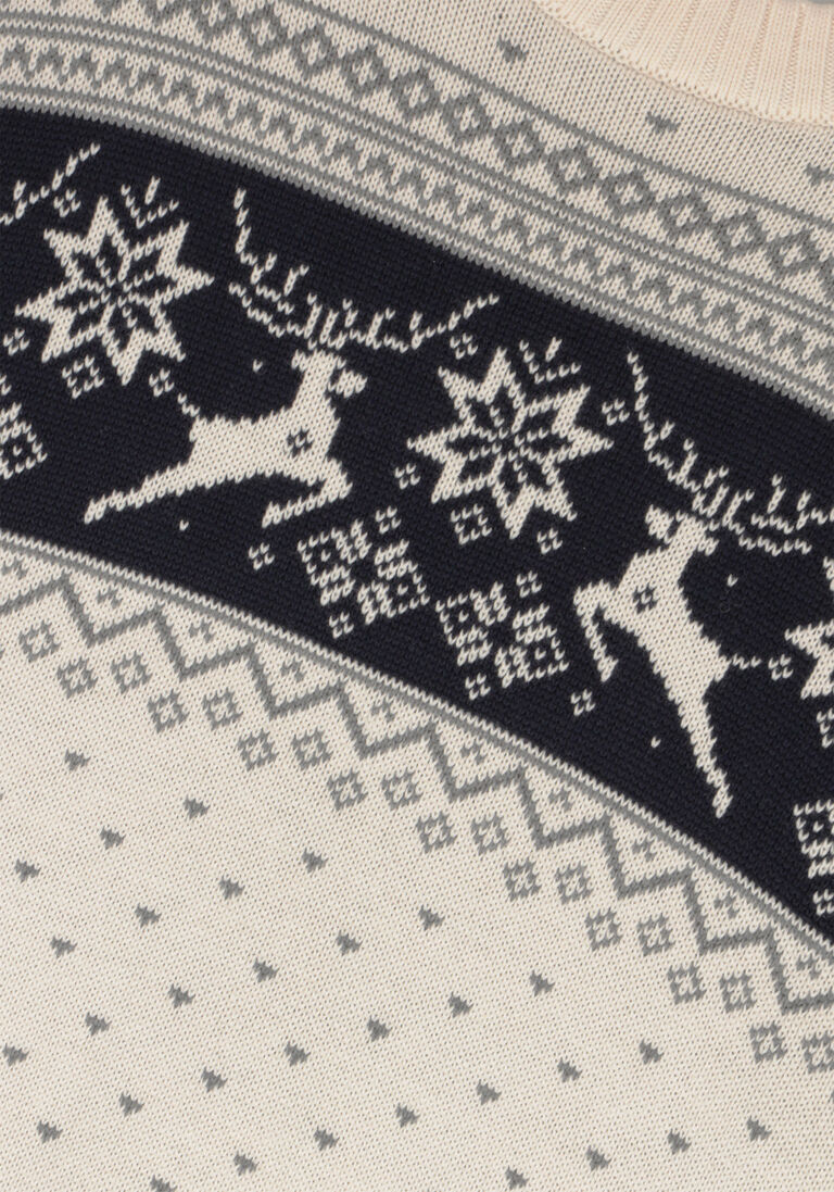 SELECTED HOMME witte selected homme trui slhnewdeer ls knit crew neck w