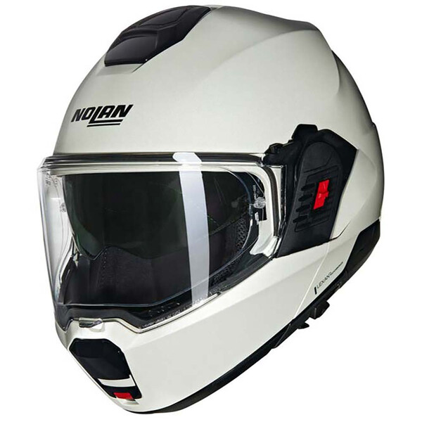 Nolan - Casque N120-1 Classico Nobile N-Com Blanc brillant