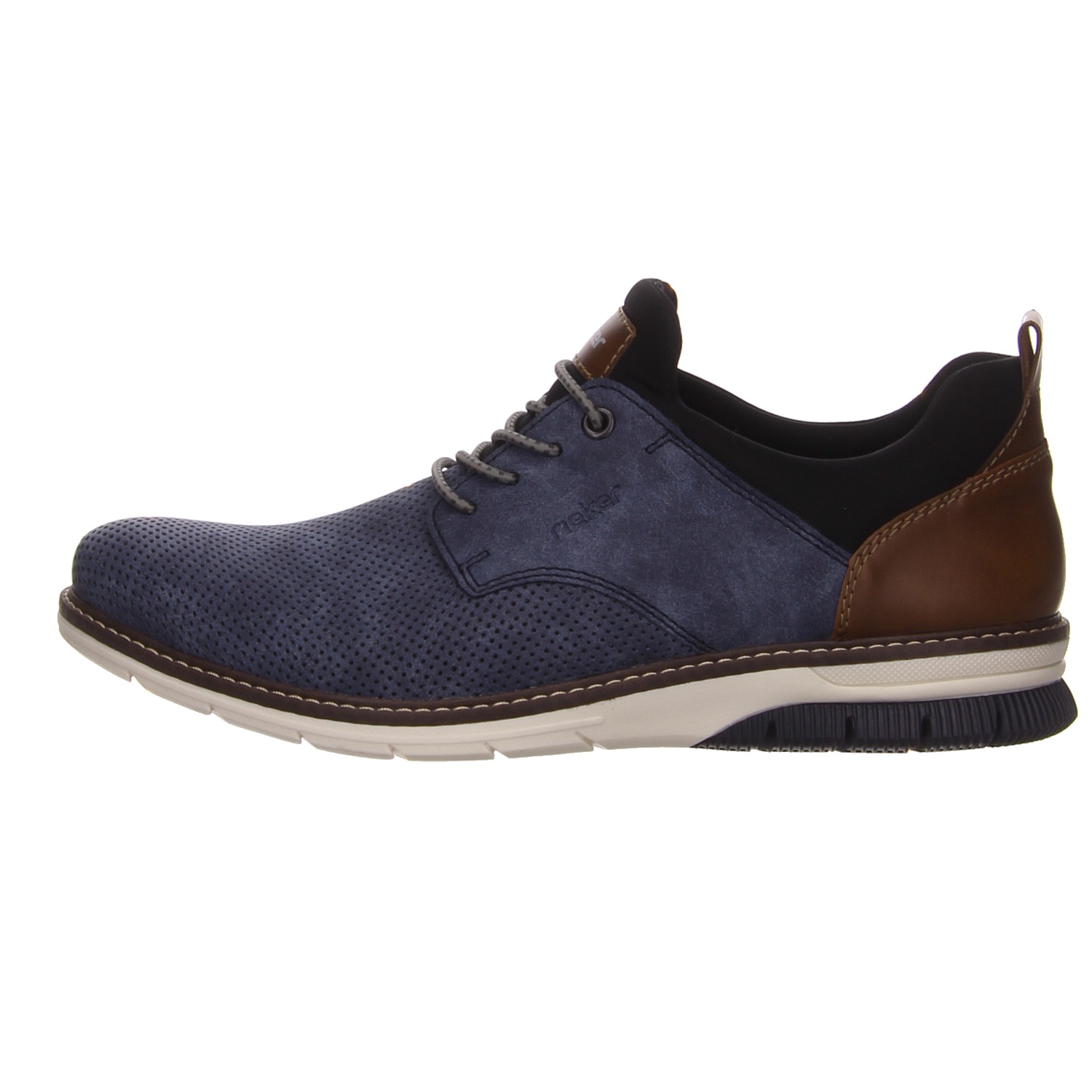 Rieker Schnürhalbschuh blau blau