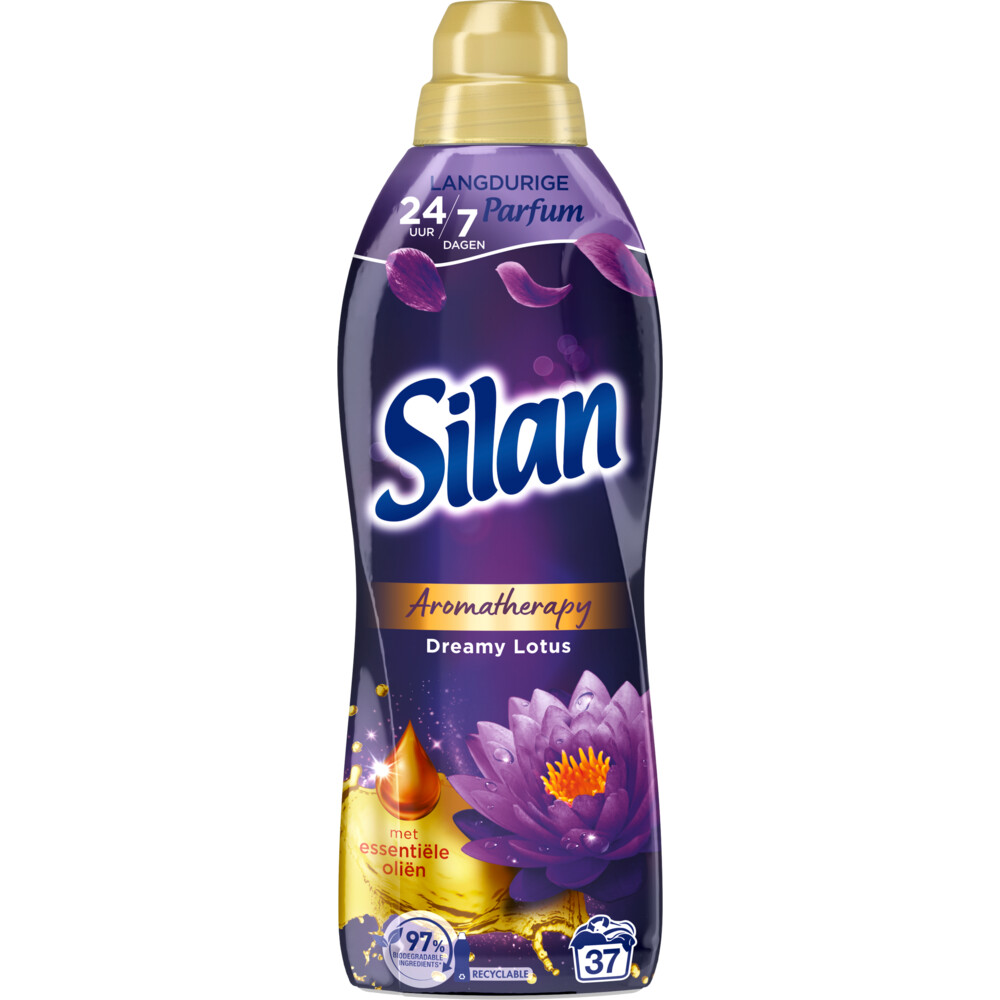 12x Silan Wasverzachter Aroma Therapy Dreamy Lotus 37 Wasbeurten851 ml