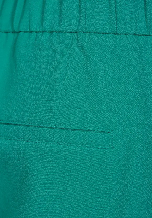 Loose Fit Twill Hose - intense aqua