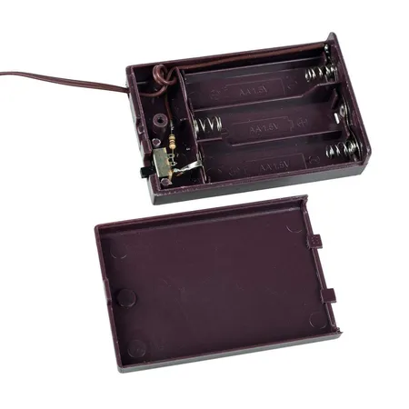 Idena Lichterzweig mit 12 warm weißen LED, 40 cm, braun